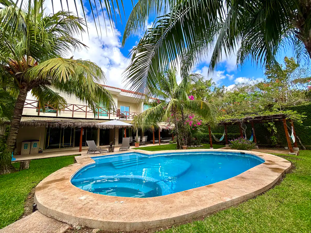 Morning by the Pool